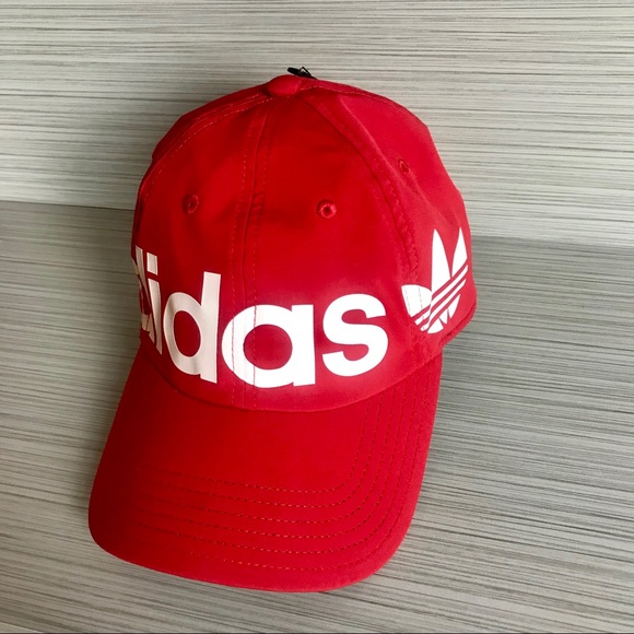 red adidas snapback hat